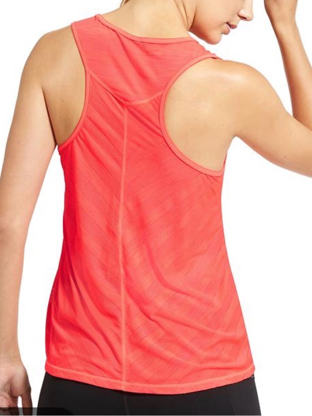 Athleta Coral Racerback Mesh Kettlebella Tank